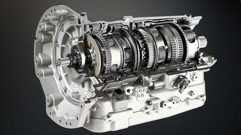 【三维产品动画】14 精密机械飞机引擎结构爆炸组装效果